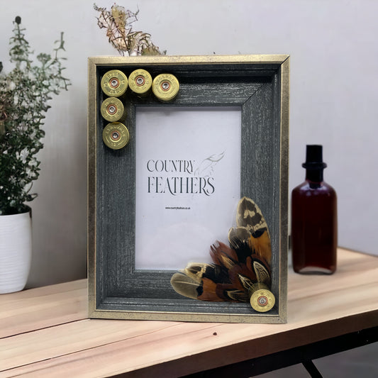 Pheasant & Duck Feather Photo Frame (CFPF2100)